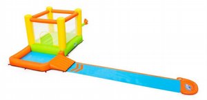 פארק מים מתנפח עם ממשטח החלקה גליץ גלאץ מבית BESTWAY 53343 פארק מים מתנפח עם ממשטח החלקה גליץ גלאץ מבית BESTWAY 53343