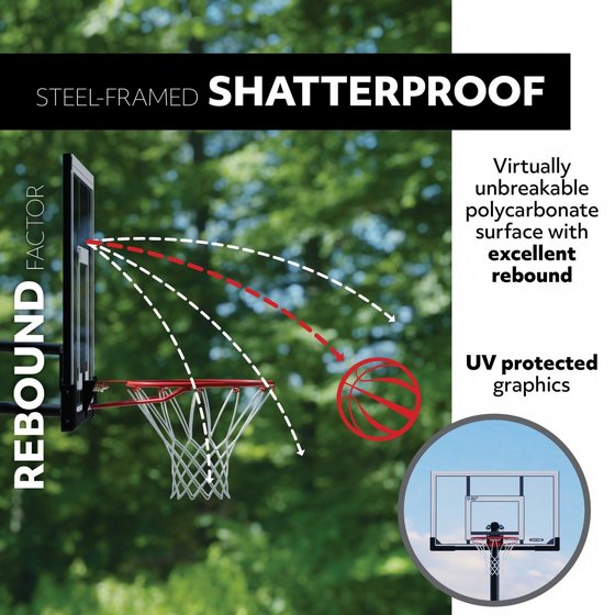 ���� �� ���� ������� 48 ���� - Lifetime Adjustable Portable Basketball Hoop