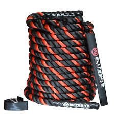 חבל באטל רופ 10 מטר Battle Rope מנוקד אדום חבל באטל רופ 10 מטר Battle Rope מנוקד אדום