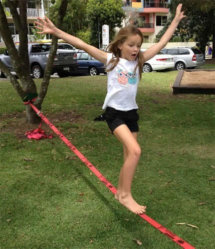 ���� ����� / ��������� Slack line - ������