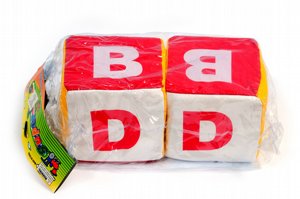 קוביה רכה 12 בד ס"מ ABC גדול קוביה רכה 12 בד ס"מ ABC גדול