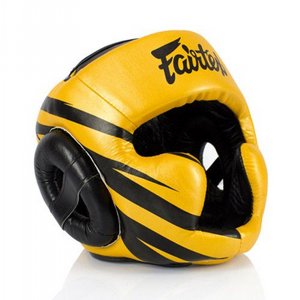 מגן ראש סגור, צהוב, Fairtex HG16-M1 M מגן ראש סגור, צהוב, Fairtex HG16-M1 M