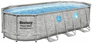 בריכת BESTWAY אולטרה אובלית 122*274*549 דמוי ראטן+4 חלונות, דגם 56716+משאבת פילטר 1500 גלון+כיסוי+סולם בריכת BESTWAY אולטרה אובלית 122*274*549 דמוי ראטן+4 חלונות, דגם 56716+משאבת פילטר 1500 גלון+כיסוי+סולם