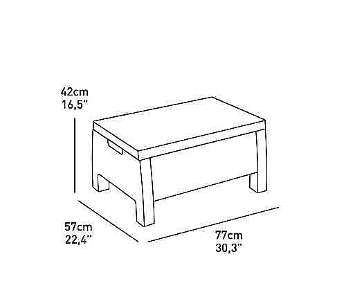 ����� ����� ����� ����� (���� ����� �����) ������� - Corfu Storage Lounge Set