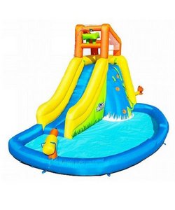 פארק מים מתנפח עם מתקן קפיצה 53345 Bestway - דגם MOUNT SPLASHMORE פארק מים מתנפח עם מתקן קפיצה 53345 Bestway - דגם MOUNT SPLASHMORE