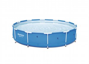 בריכת צינורות כחולה  עגולה 366X76  דגם 56706 bestway בסט וואי בריכת צינורות כחולה  עגולה 366X76  דגם 56706 bestway בסט וואי