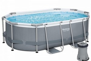 בריכה אובלית (אולטרה) 300X200X84 ומשאבת פילטר 330  דגם 5614A בריכה אובלית (אולטרה) 300X200X84 ומשאבת פילטר 330  דגם 5614A