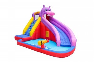 פארק מים מתנפח +תותח היפופוטם 400/300/265 JUMPER דגם 63100 פארק מים מתנפח +תותח היפופוטם 400/300/265 JUMPER דגם 63100