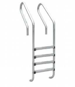 סולם נירוסטה (316) 4 שלבים דגם N מוסטנג סולם נירוסטה (316) 4 שלבים דגם N מוסטנג