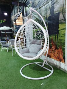 ערסל לגינה ולמרפסת דגם פריז צבע לבן ערסל לגינה ולמרפסת דגם פריז צבע לבן