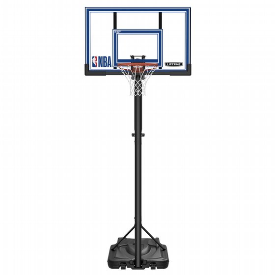 ���� �� ���� ������� 52 ���� - Lifetime Polycarbonate Adjustable Portable Basketball Hoop NBA Edition