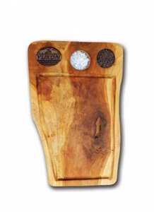 בוצ'ר להגשה מעץ טיק 40 ס"מ מלבן – יוקון בוצ'ר להגשה מעץ טיק 40 ס"מ מלבן – יוקון