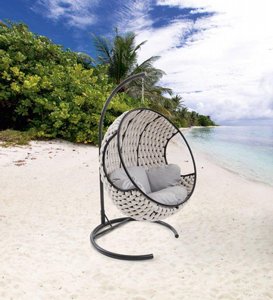 ערסל לגינה ולמרפסת דגם שקדיה צבע אפור ערסל לגינה ולמרפסת דגם שקדיה צבע אפור