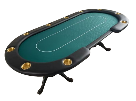 שולחן פוקר מקצועי Imperial Poker – רגלי עץ ועמדת דילר