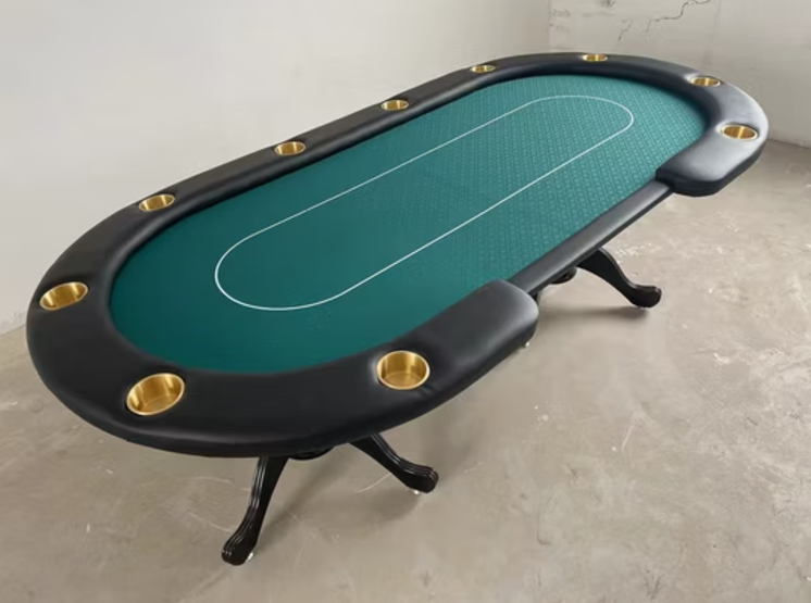 שולחן פוקר מקצועי Imperial Poker – רגלי עץ ועמדת דילר