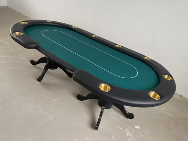 שולחן פוקר מקצועי Imperial Poker – רגלי עץ ועמדת דילר