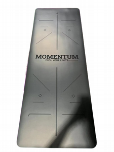 מזרן יוגה גומי טבעי PU שחור כולל תיק מתנה מזרן יוגה גומי טבעי PU שחור כולל תיק מתנה