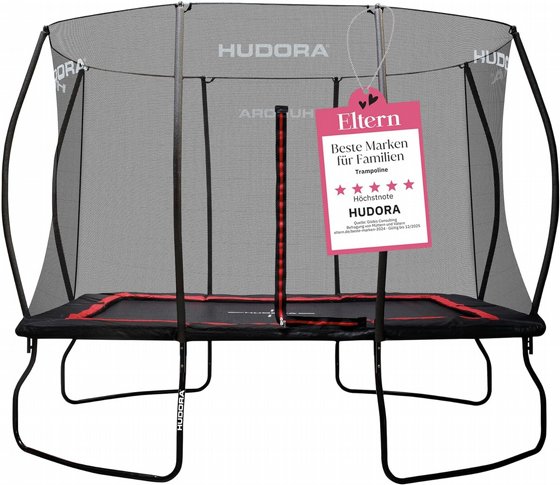 טרמפולינה מלבנית מקצועית HUDORA 305X215 ס"מ - גרמניה