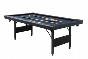 שולחן ביליארד מתקפל 6 פיט BLACK - צבע שחור שולחן ביליארד מתקפל 6 פיט BLACK - צבע שחור