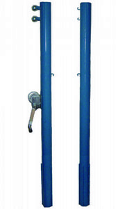 זוג עמודי כדורעף מגולוונים כולל שרוולים זוג עמודי כדורעף מגולוונים כולל שרוולים