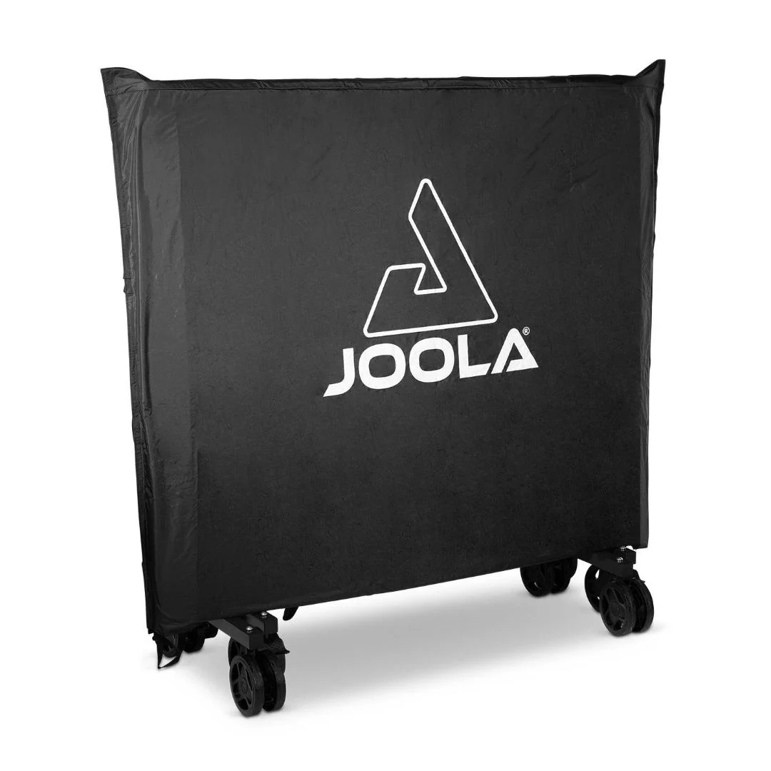 כיסוי שולחן טניס שולחן עמיד למים מבית Joola – מתאים לאחסון ולמשחק.