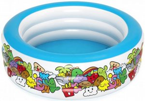 בריכה עגולה 3 קומות הדפס לוויתן קוטר 152 ס"מ - Bestway בריכה עגולה 3 קומות הדפס לוויתן קוטר 152 ס"מ - Bestway