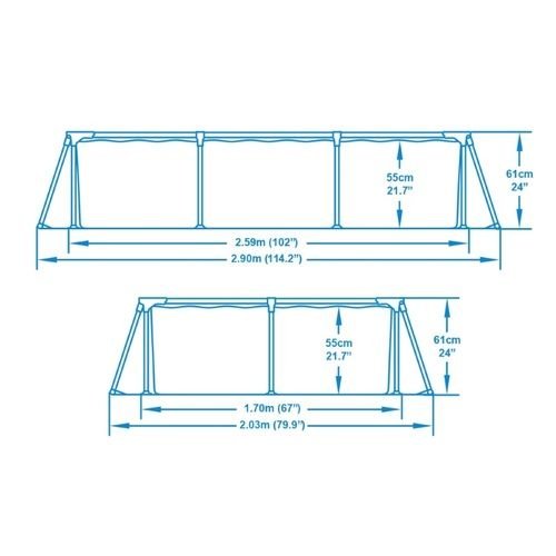 ����� ������ ������ 259X170X61 BESTWAY ��� 56403